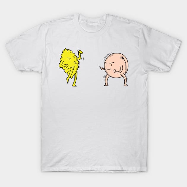 Iced tea peach vs. lemon karate T-Shirt by dieEinsteiger